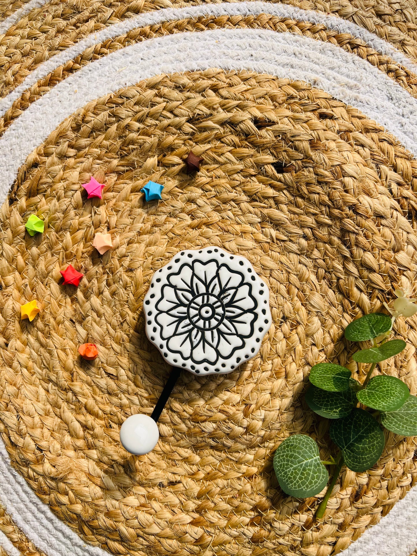 Monochrome Ceramic Hook