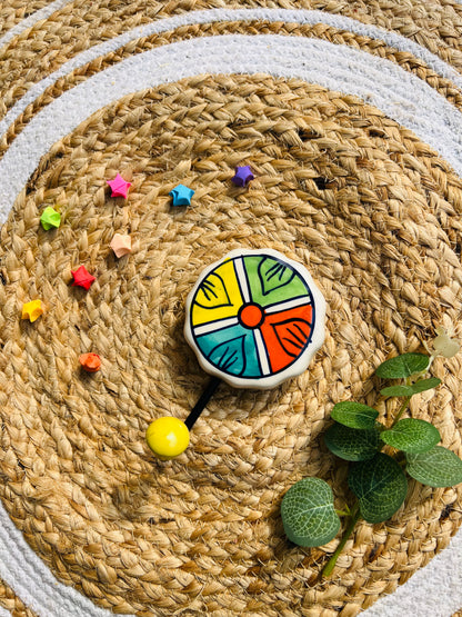 Rang Chakra Ceramic hook