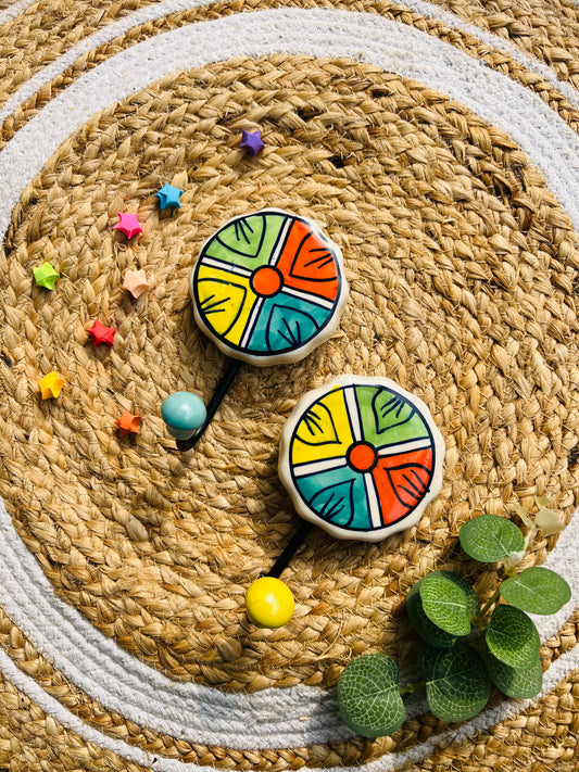 Rang Chakra Ceramic Hook