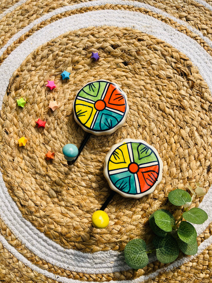 Rang Chakra Ceramic Hook